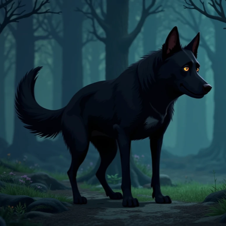 AI-Generated German Shepherd Dog Cartoon